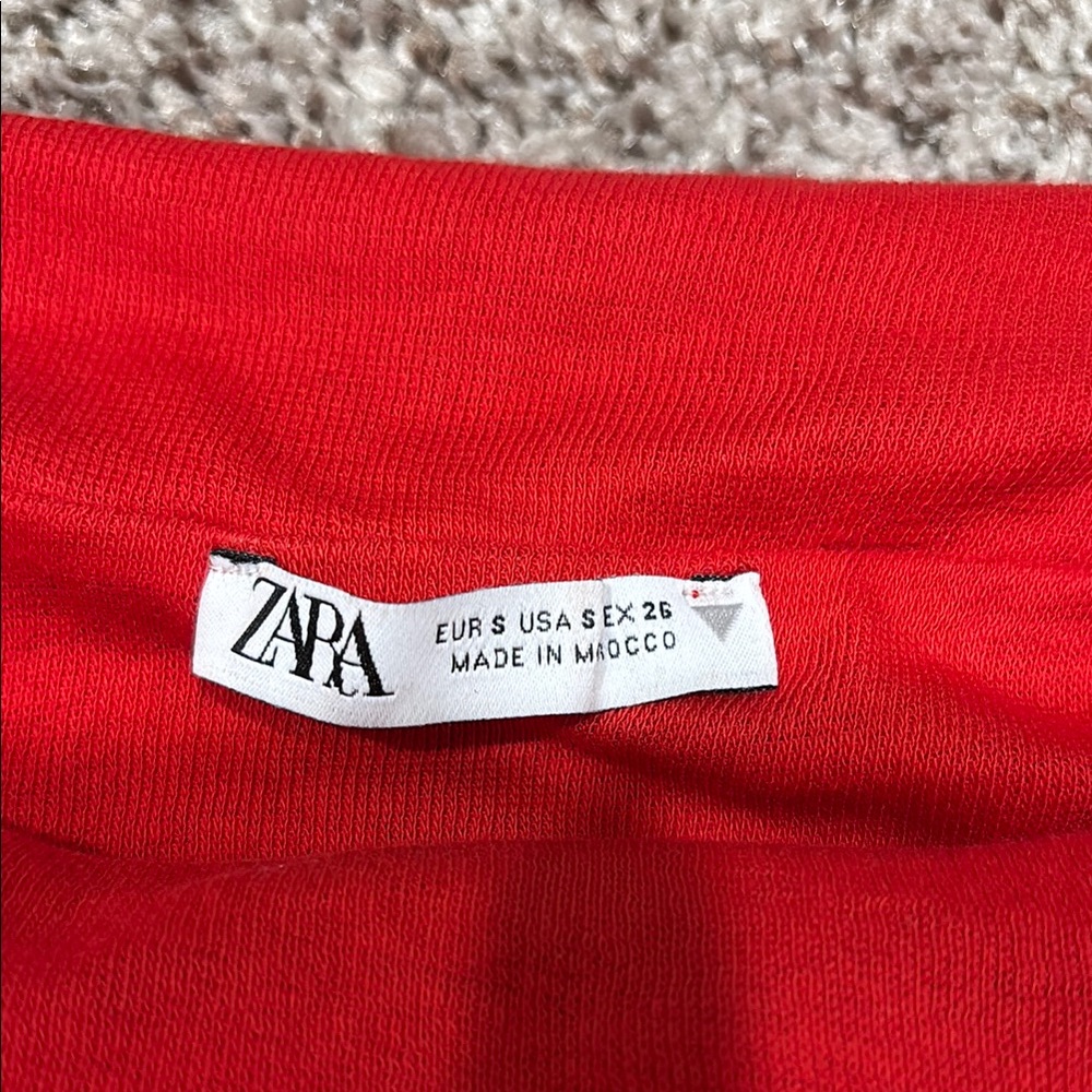Red Off-Shoulder Top - Picture 2 of 4